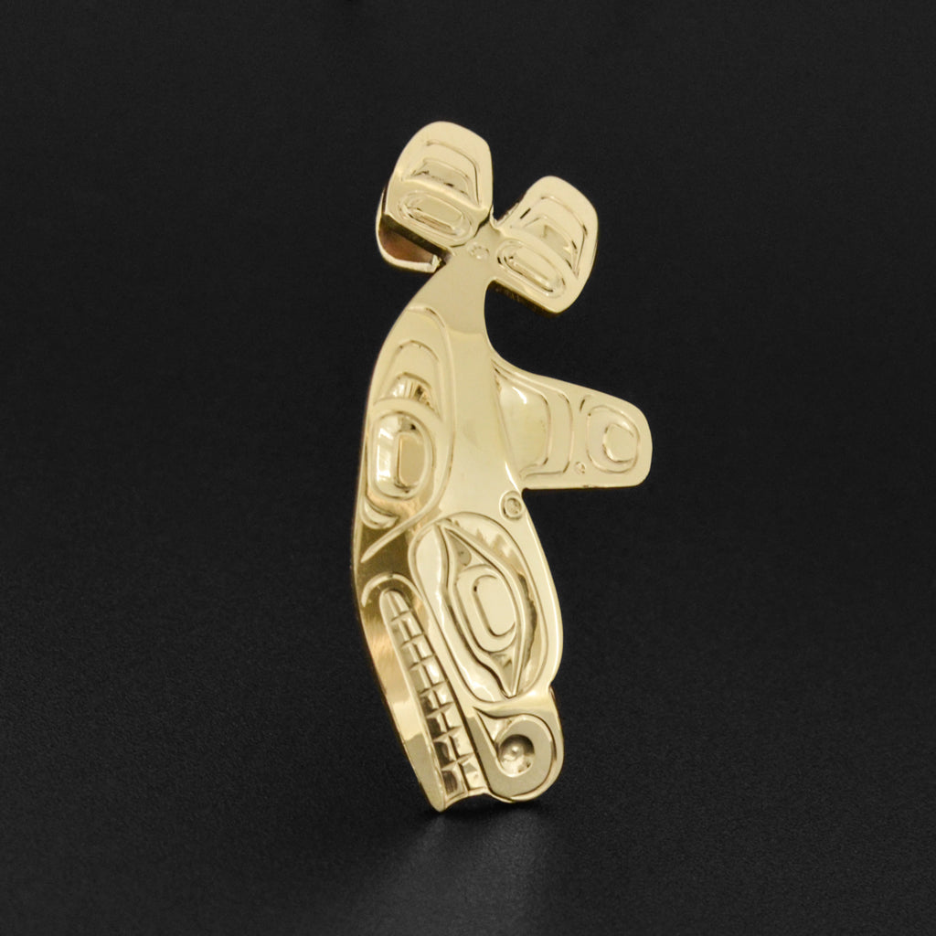 Killerwhale - 14k Gold Pendant