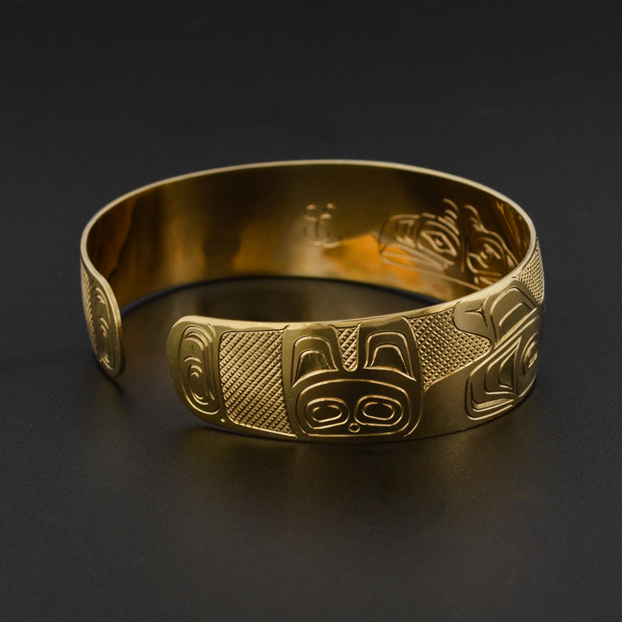Killerwhales - 14k Gold Bracelet