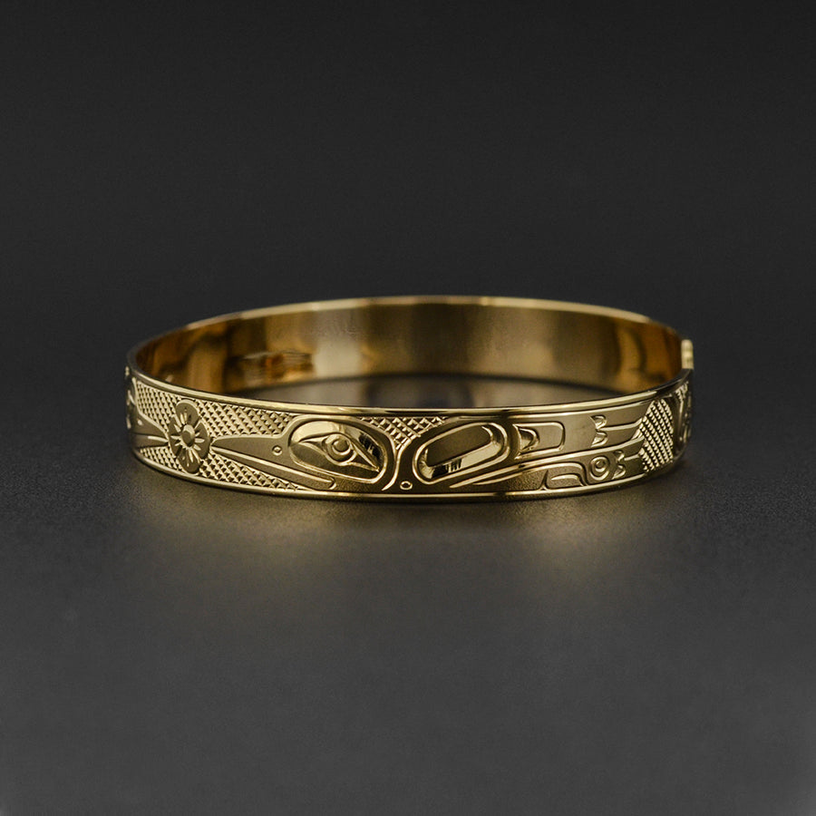 Hummingbirds - 14k Gold Bracelet