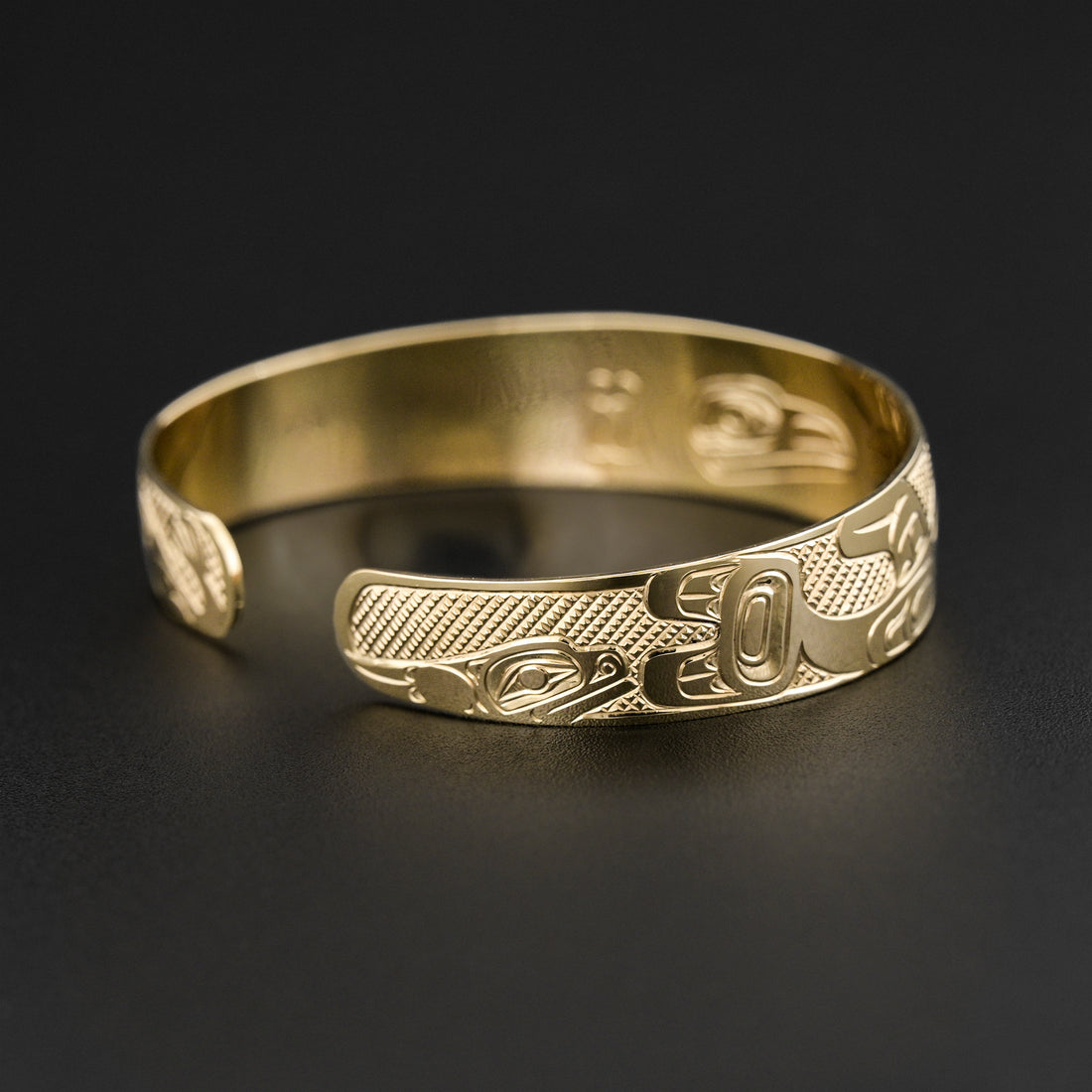 Killerwhales and Sea Lions - 14k Gold Bracelet