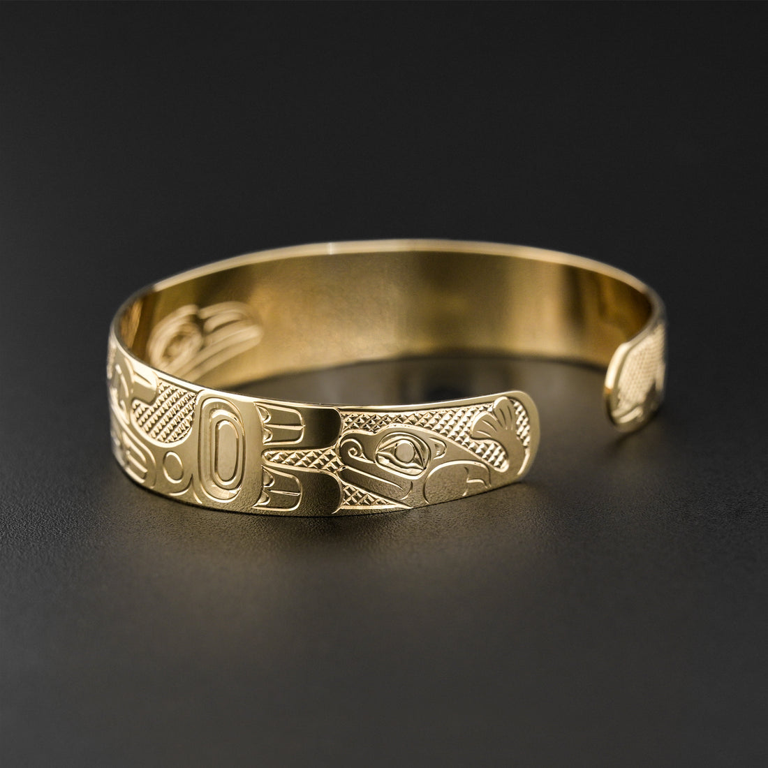 Killerwhales and Sea Lions - 14k Gold Bracelet