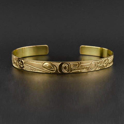 Hummingbird - 14k Gold Bracelet