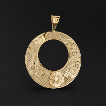 Hummingbirds - 14k Gold Pendant