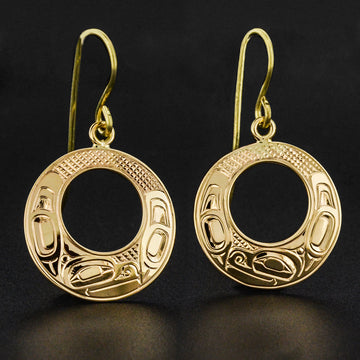 Orca - 14k Gold Earrings