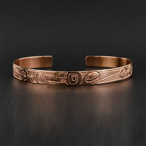 Hummingbird - 14k Rose Gold Bracelet