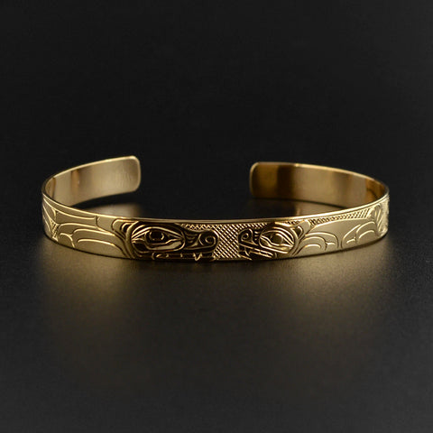 Wolves - 14k Gold Bracelet