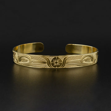 Hummingbirds - 14k Gold Bracelet