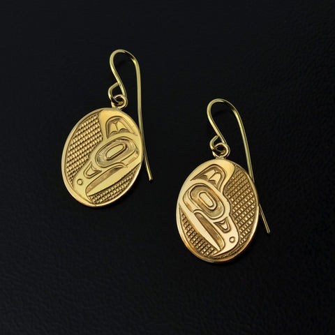 Eagle - 14k Gold Earrings