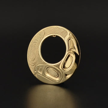 Eagle - 14k Gold Pendant