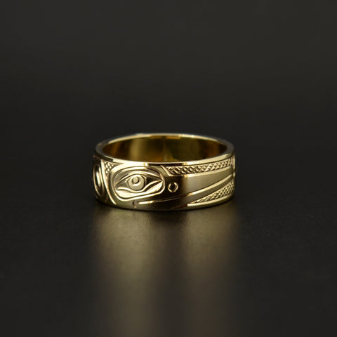 Hummingbird - 14k Gold Ring