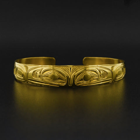 Split Raven - 24k Gold Bracelet