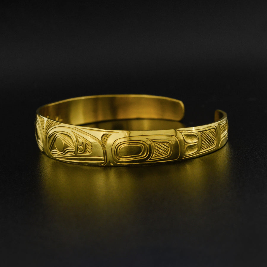 Split Raven - 24k Gold Bracelet