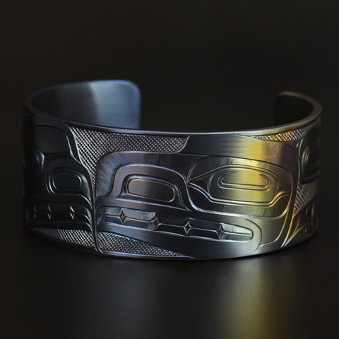 Eagle-Raven Transformation - Titanium Bracelet