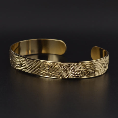 Salmon - 14k Gold Bracelet