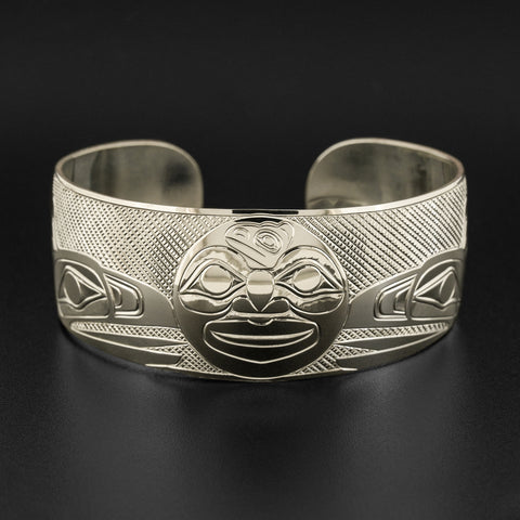 Raven and Light - Silver Bracelet