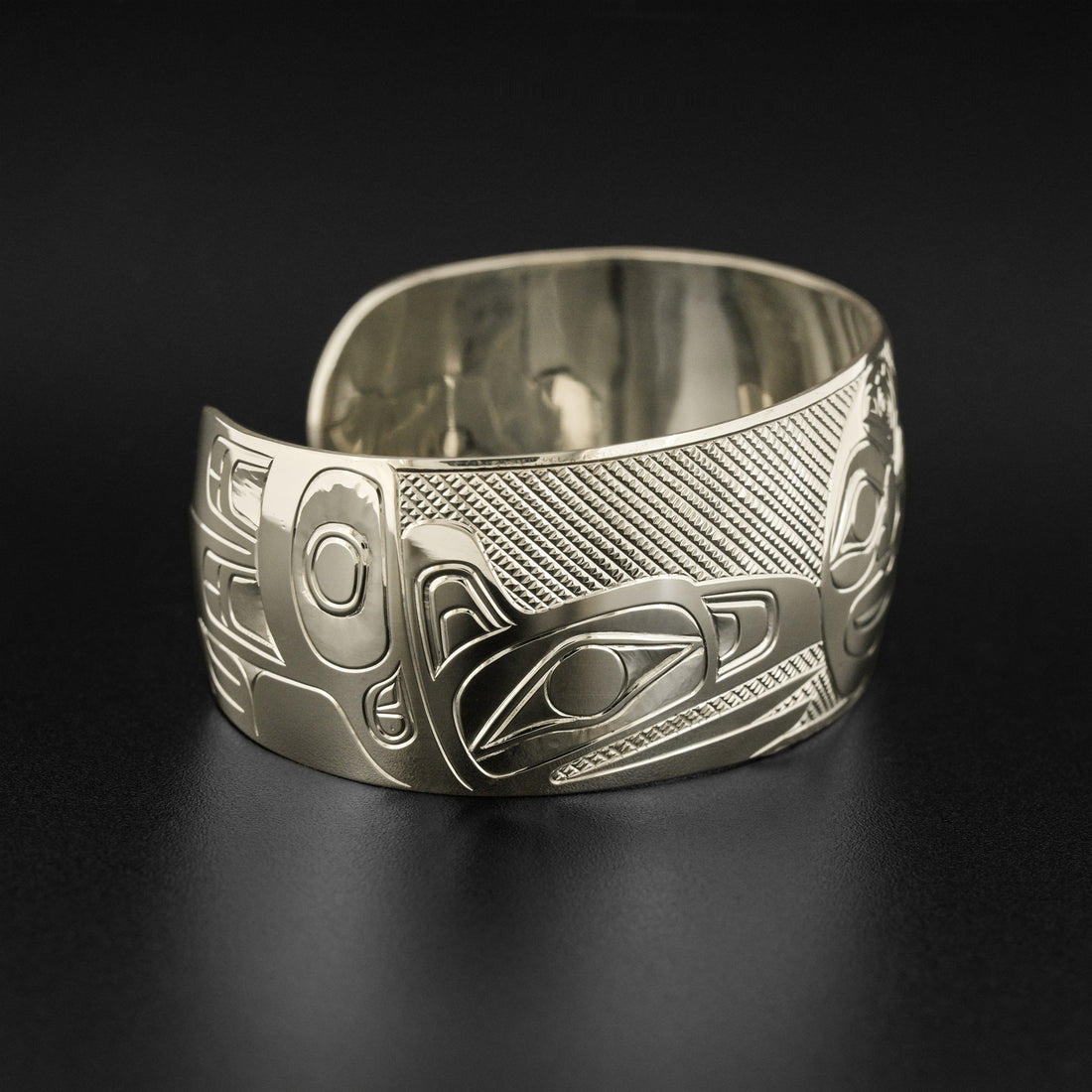 Raven and Light - Silver Bracelet