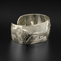 Raven and Light - Silver Bracelet