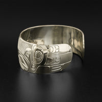 Raven and Light - Silver Bracelet