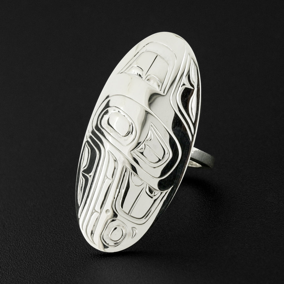 Abstract - Silver Ring