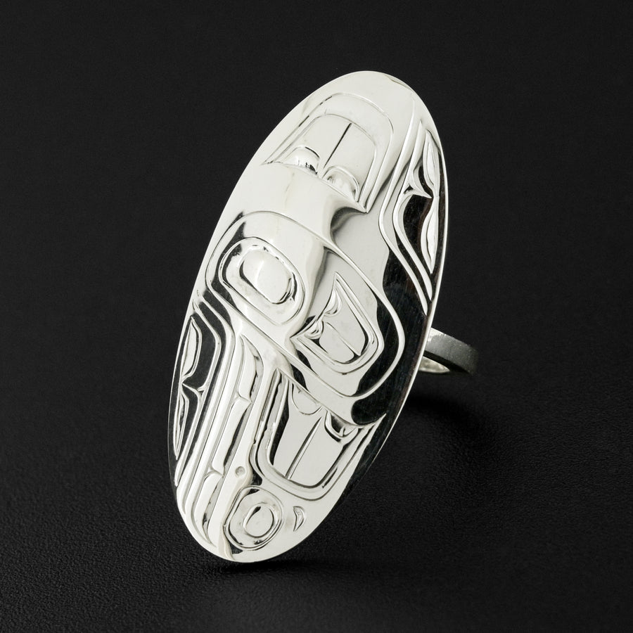 Abstract - Silver Ring