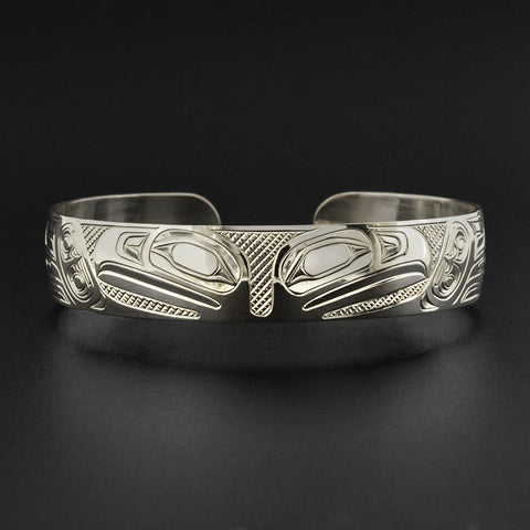 Split Eagles - Silver Bracelet