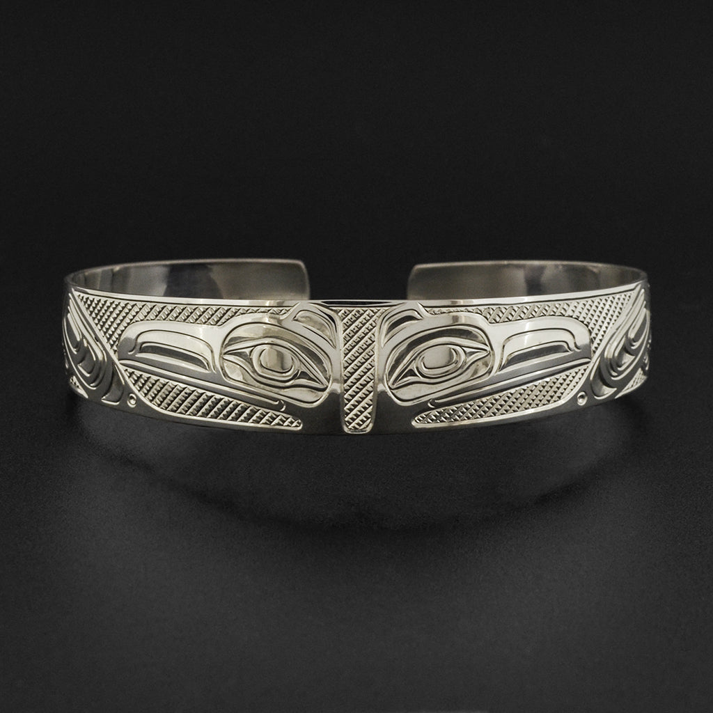 Split Ravens - Silver Bracelet – Lattimer Gallery