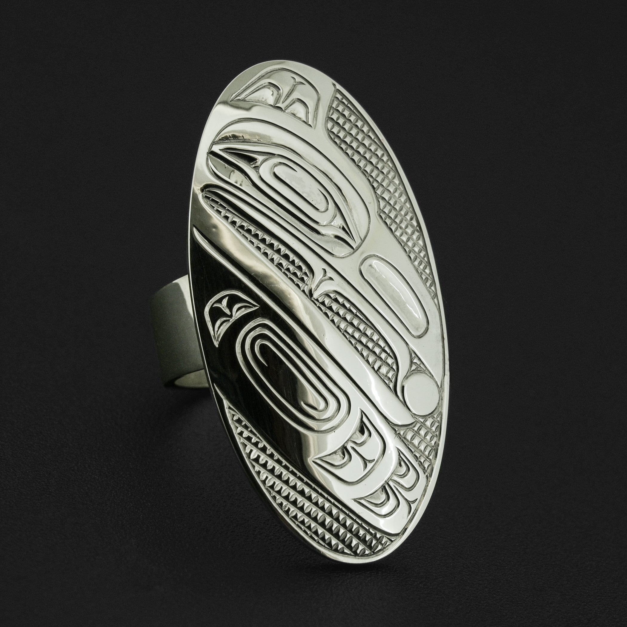 Raven and Light - Silver Ring – Lattimer Gallery