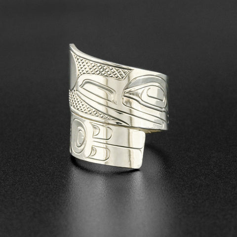 Raven - Silver Wrap Ring