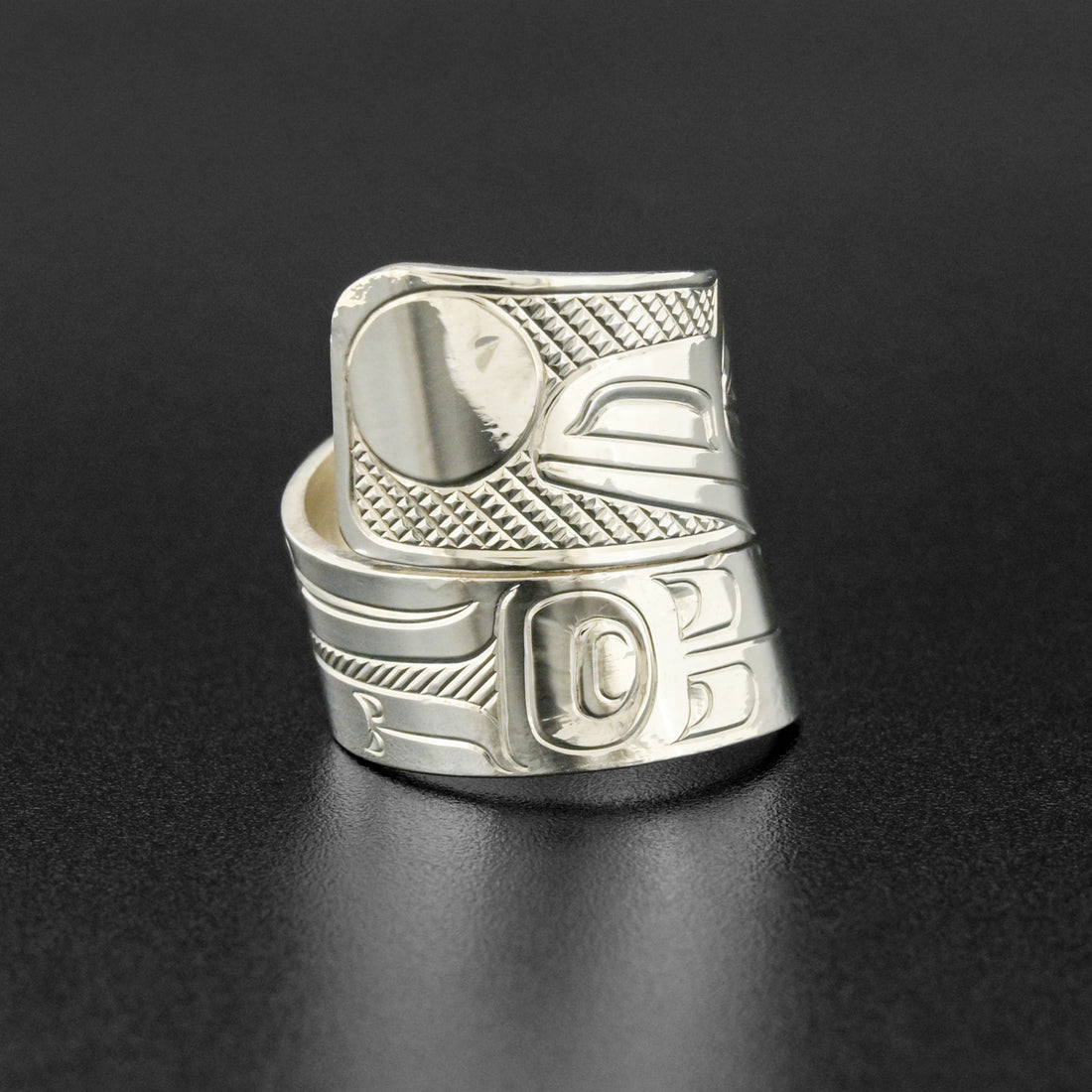 Raven - Silver Wrap Ring
