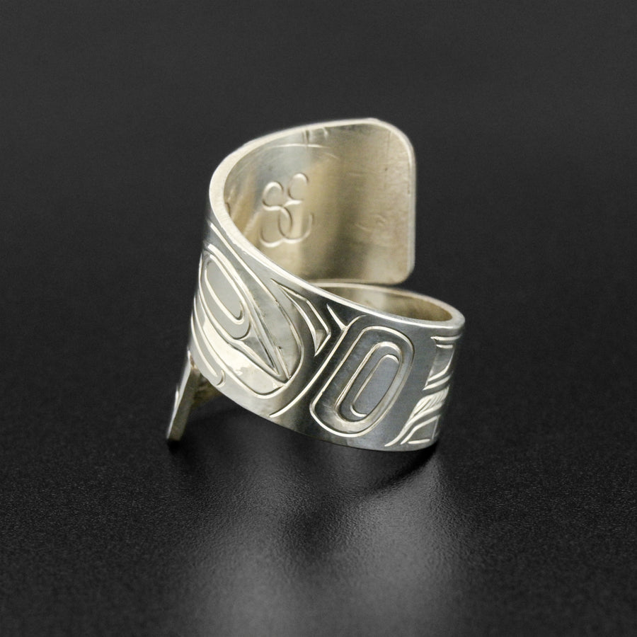 Raven - Silver Wrap Ring