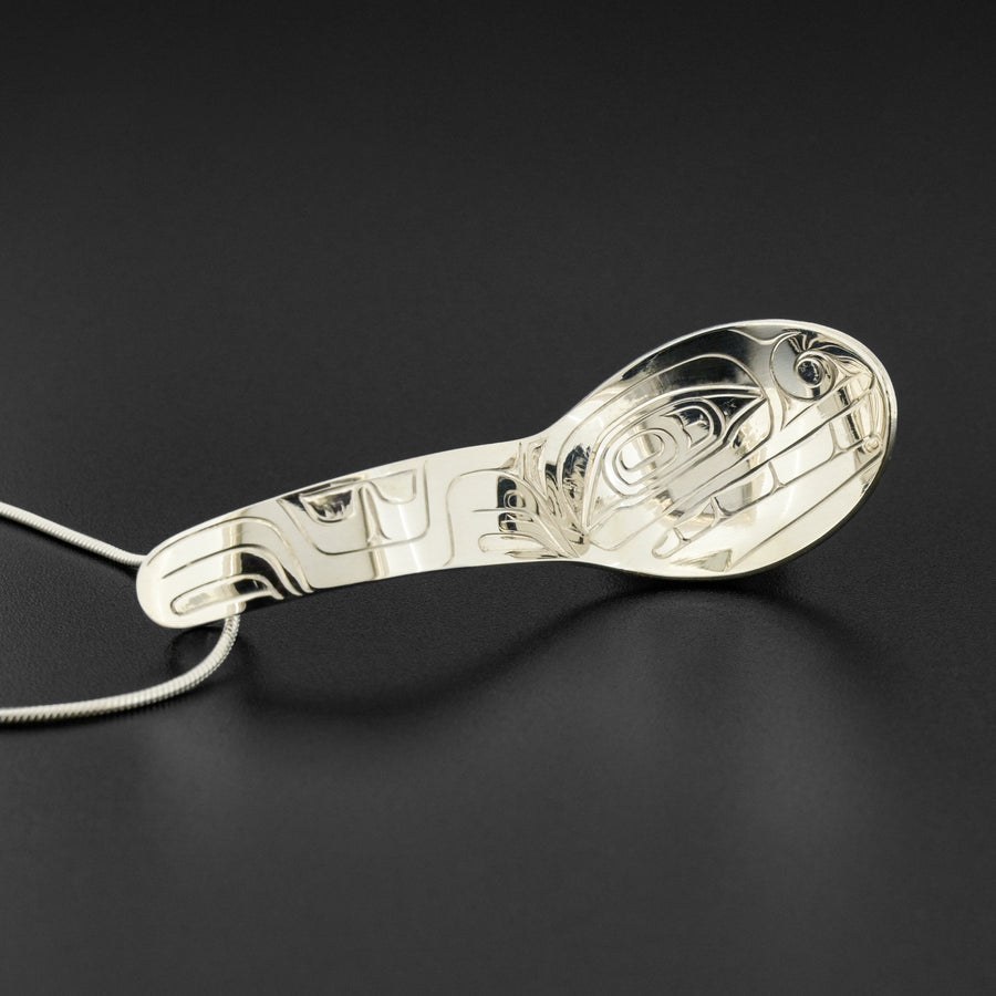 Bear - Silver Spoon Pendant