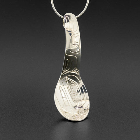 Bear - Silver Spoon Pendant