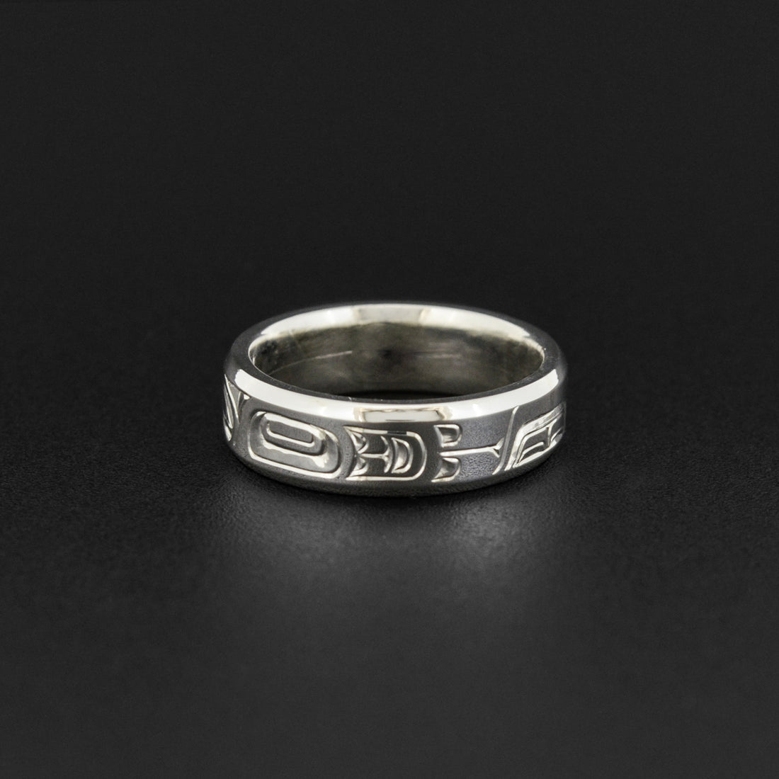 Raven and Eagle - Silver Ring
