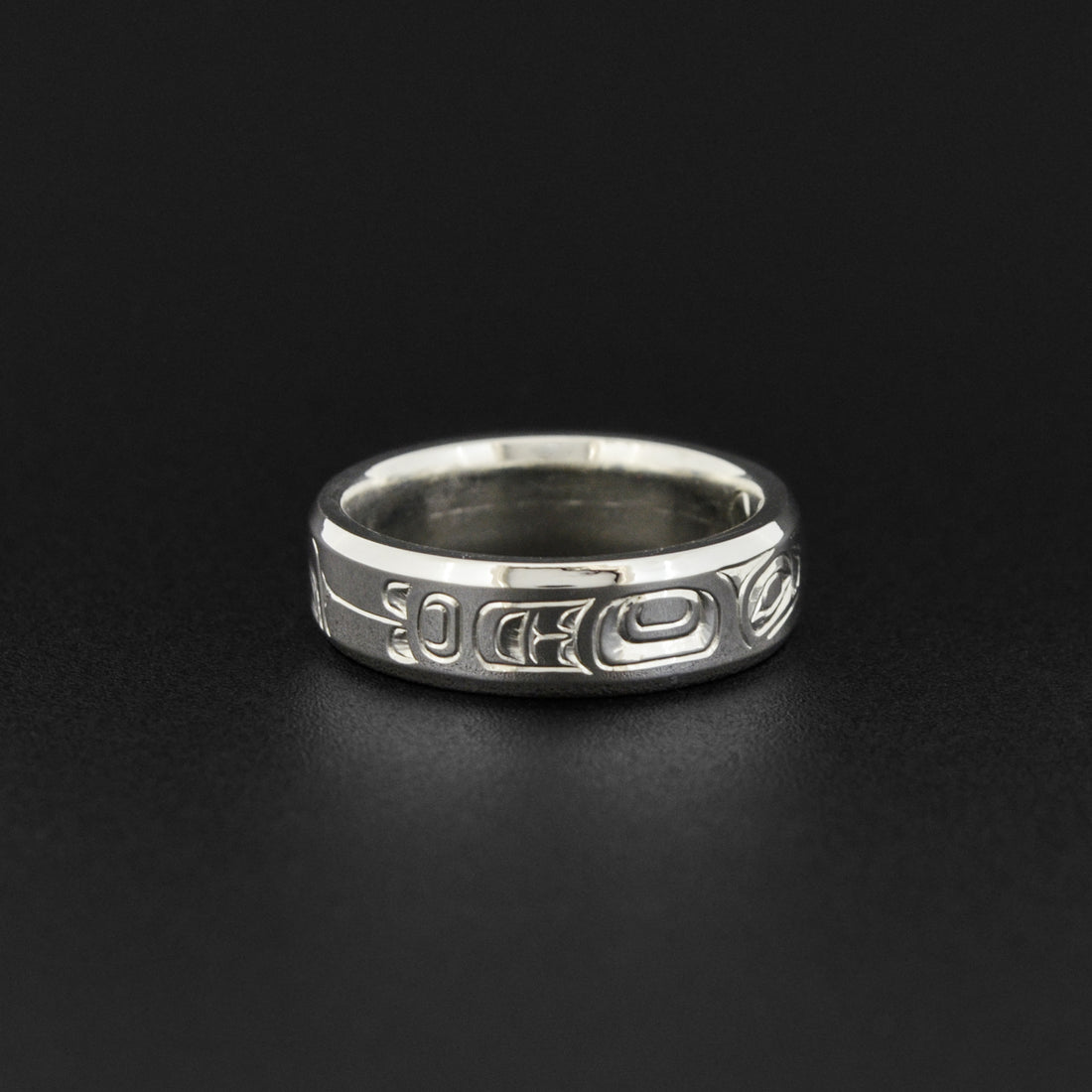 Raven and Eagle - Silver Ring