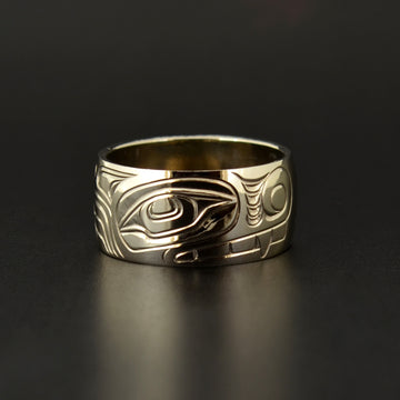 Wolf - 14k Gold Ring