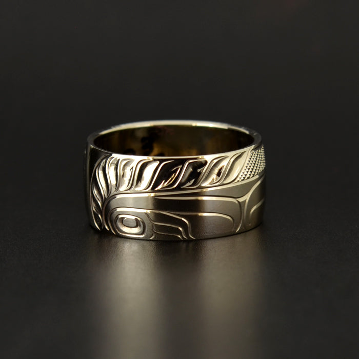 Wolf - 14k Gold Ring
