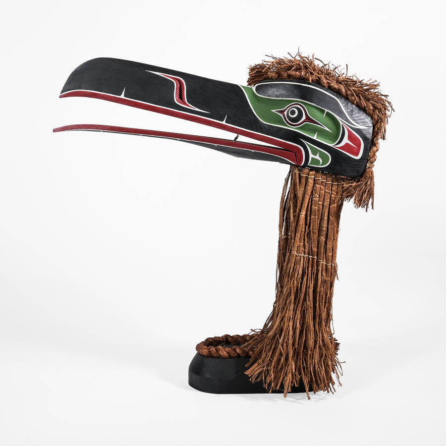 Kwakiutl Raven - Red Cedar Mask