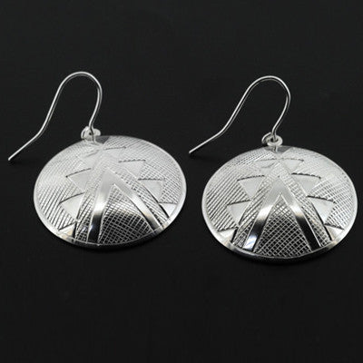Beadwork - Silver Earrings