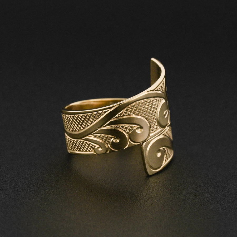 Floral - 14k Gold Wrap Ring