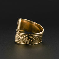 Floral - 14k Gold Wrap Ring