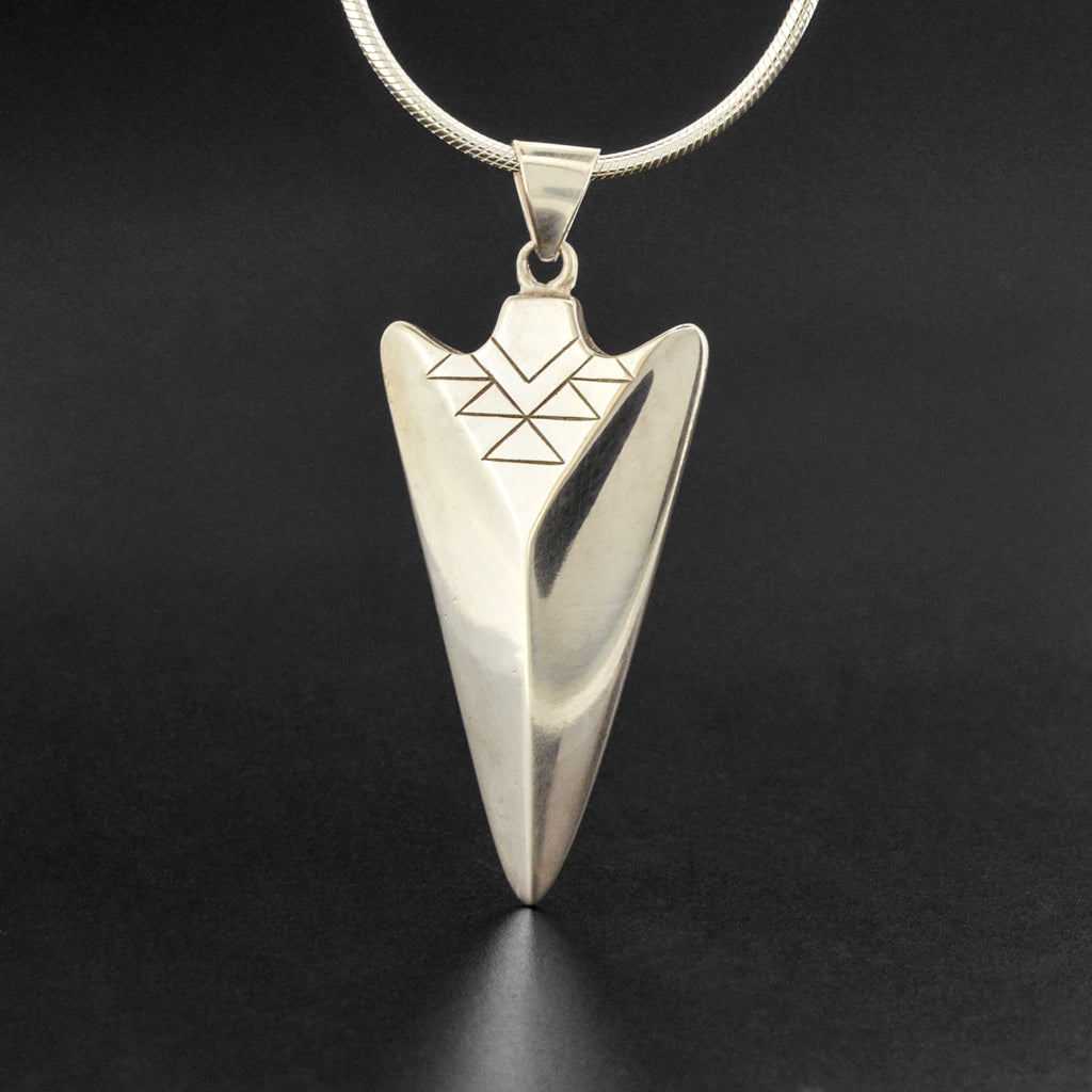 Arrowhead - Silver Pendant