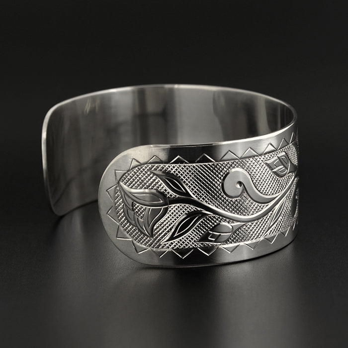 Floral - Silver Bracelet
