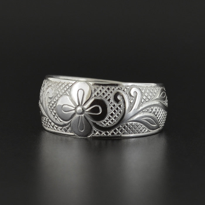 Floral - Silver Ring