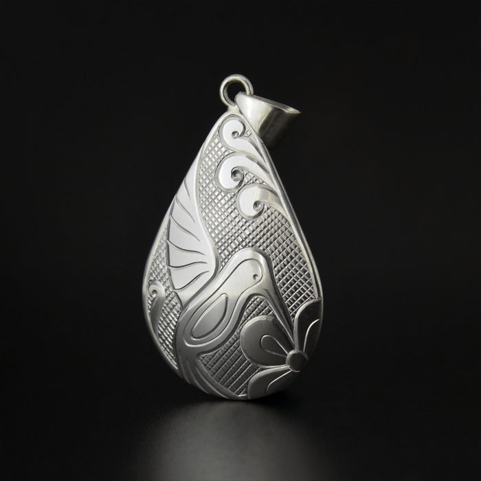 Hummingbird - Silver Pendant