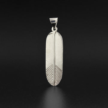 Feather - Silver Pendant