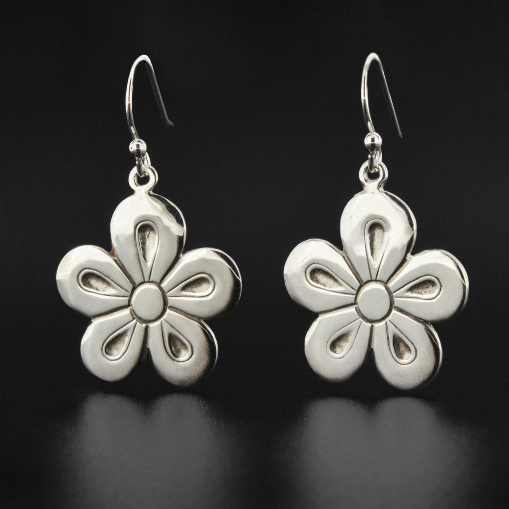 Flowers - Silver Earrings