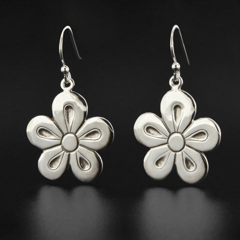 Flowers - Silver Earrings