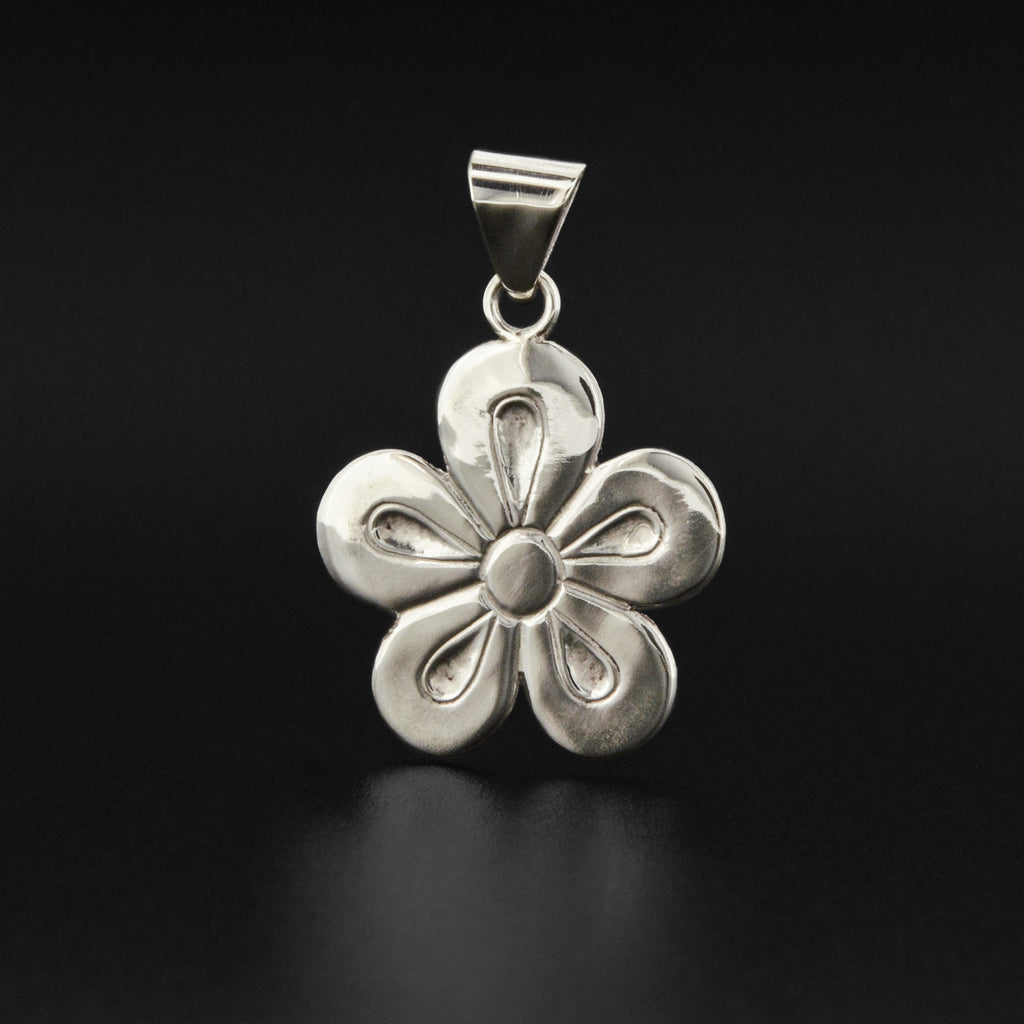 Flower - Silver Pendant