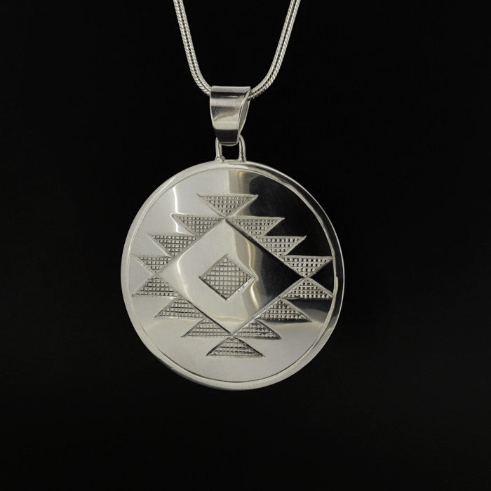 Weaving - Silver Pendant