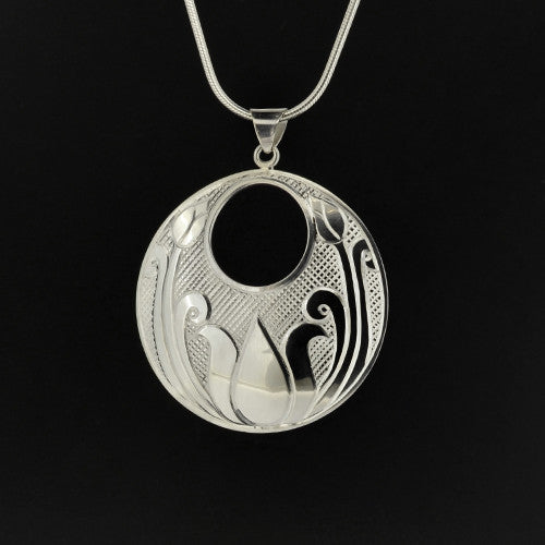 Floral - Silver Pendant
